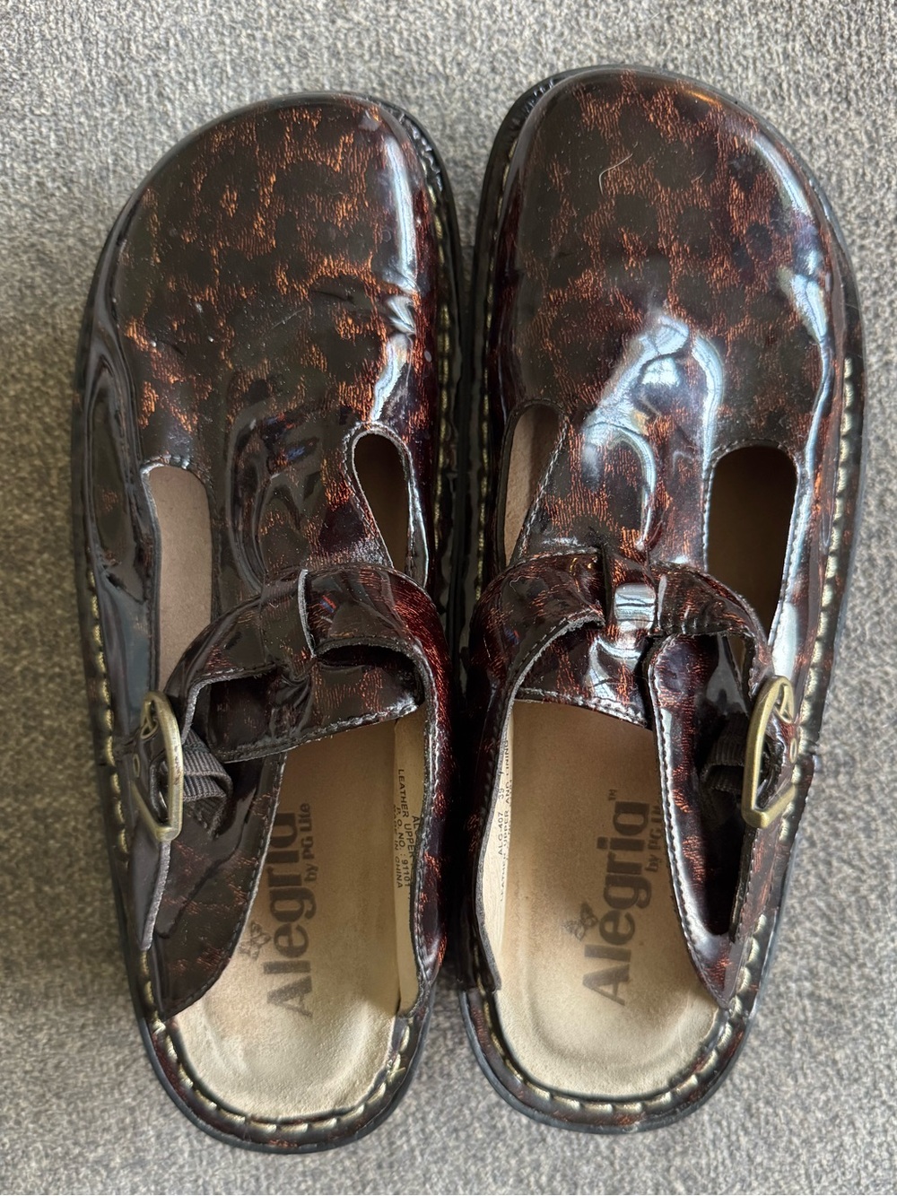 Alegria Animal Print Clog Mules
